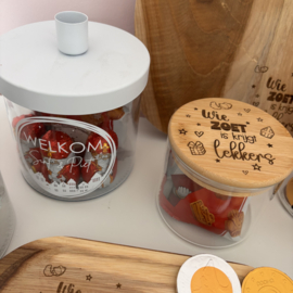 Snoeppot Wie zoet is krijgt lekkers