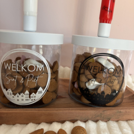 Snoeppot Kandelaar Welkom Sint & Piet
