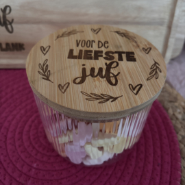 Snoeppot Liefste juf