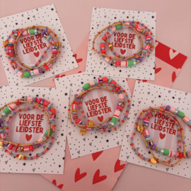 Armbandjes set Liefste leidster