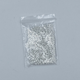 Rocailles 3mm 8/0 10 gram,  White
