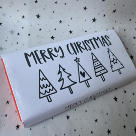 Chocolade wikkel - Kerst