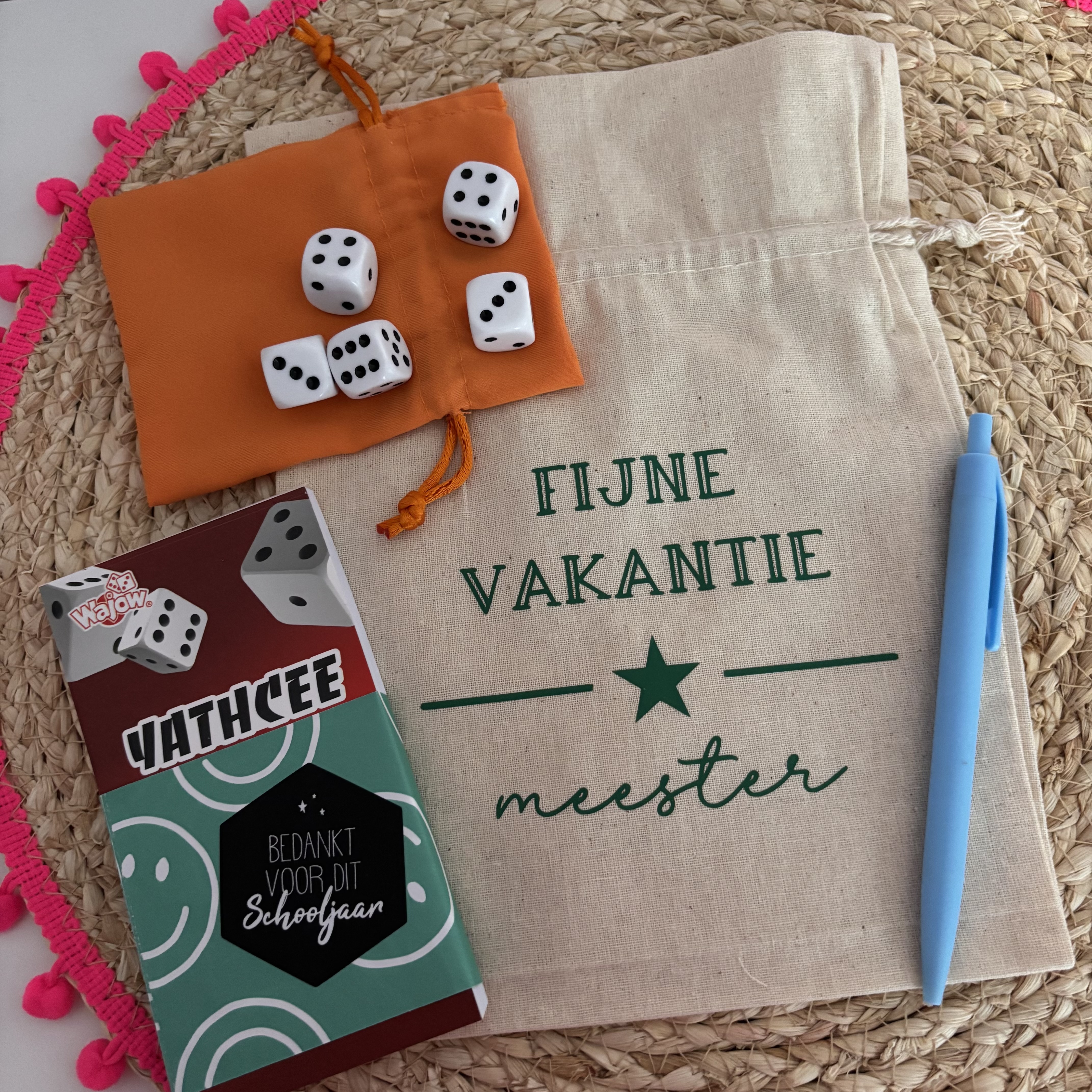 Fijne vakantie Yahtzee