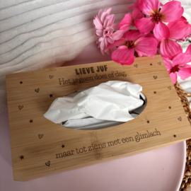 Tissuedoos voor de Juf