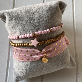 Armbandenset Roze goud Superjuf