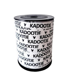 Cadeaulint Kadootje - wit/zwart