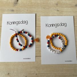 Koningsdag armbandjes, kids, set