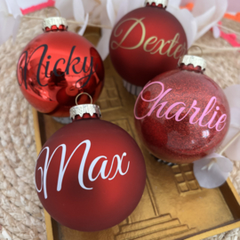 Kerstbal met naam