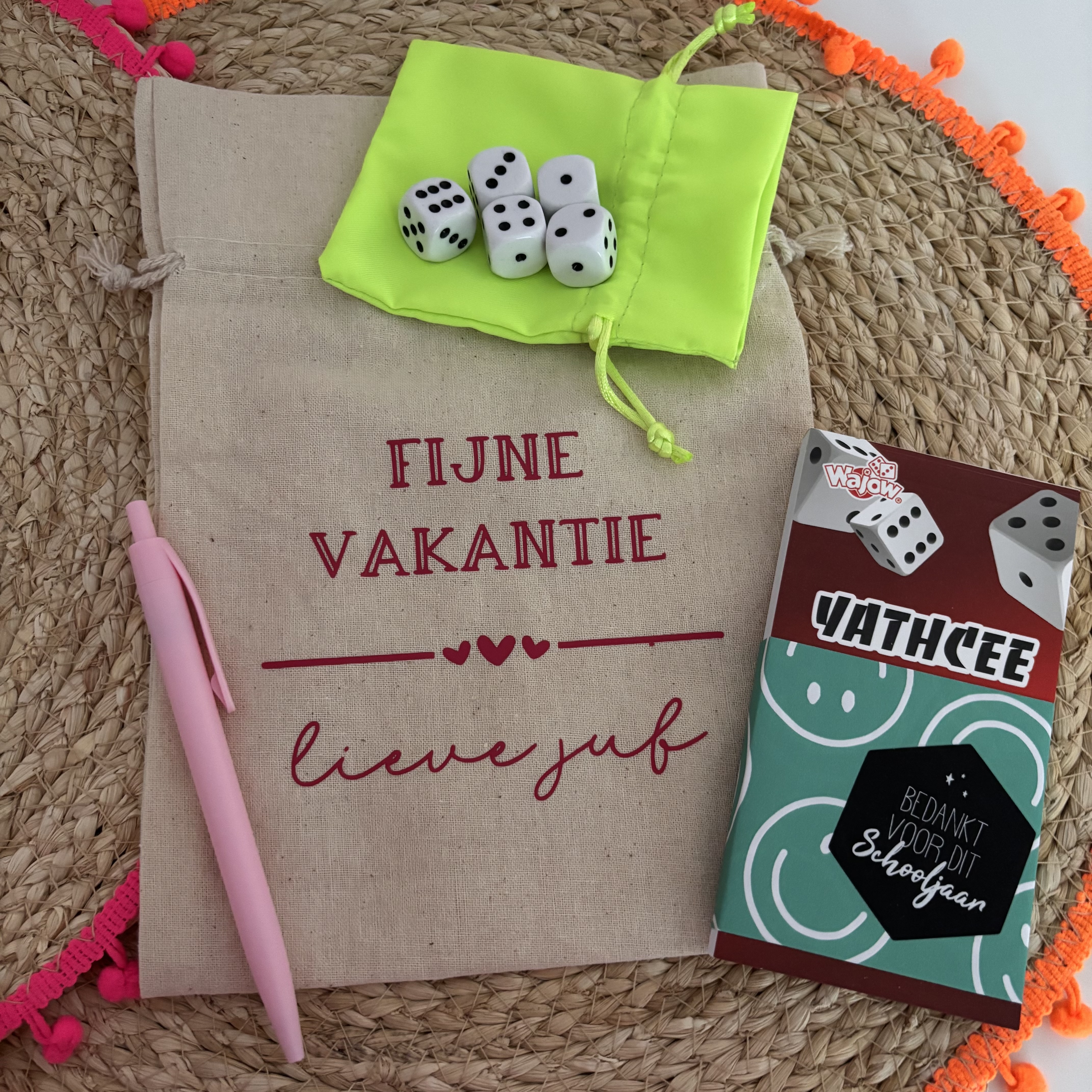 Fijne vakantie Yahtzee