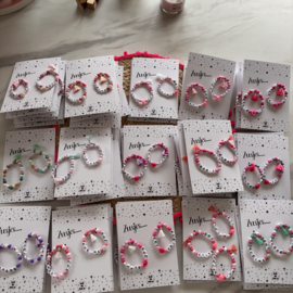 Armbandjes grote/kleine zus, set