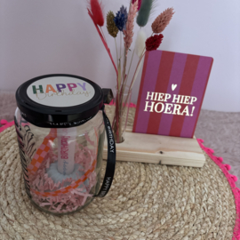 Happy birthday cadeaupot