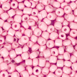 Rocailles 3mm 8/0 10 gram, Carnation pink