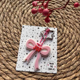 Sleutelhanger JUF Strikje