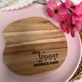 Borrelplank topper bovenste plank