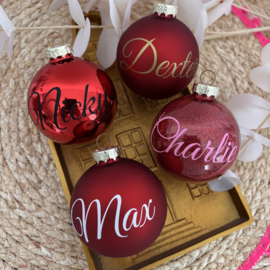 Kerstbal met naam