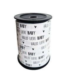 Cadeaulint Lieve baby - wit/zwart