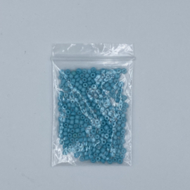 Rocailles 3mm 8/0 10 gram,  Aqua blue