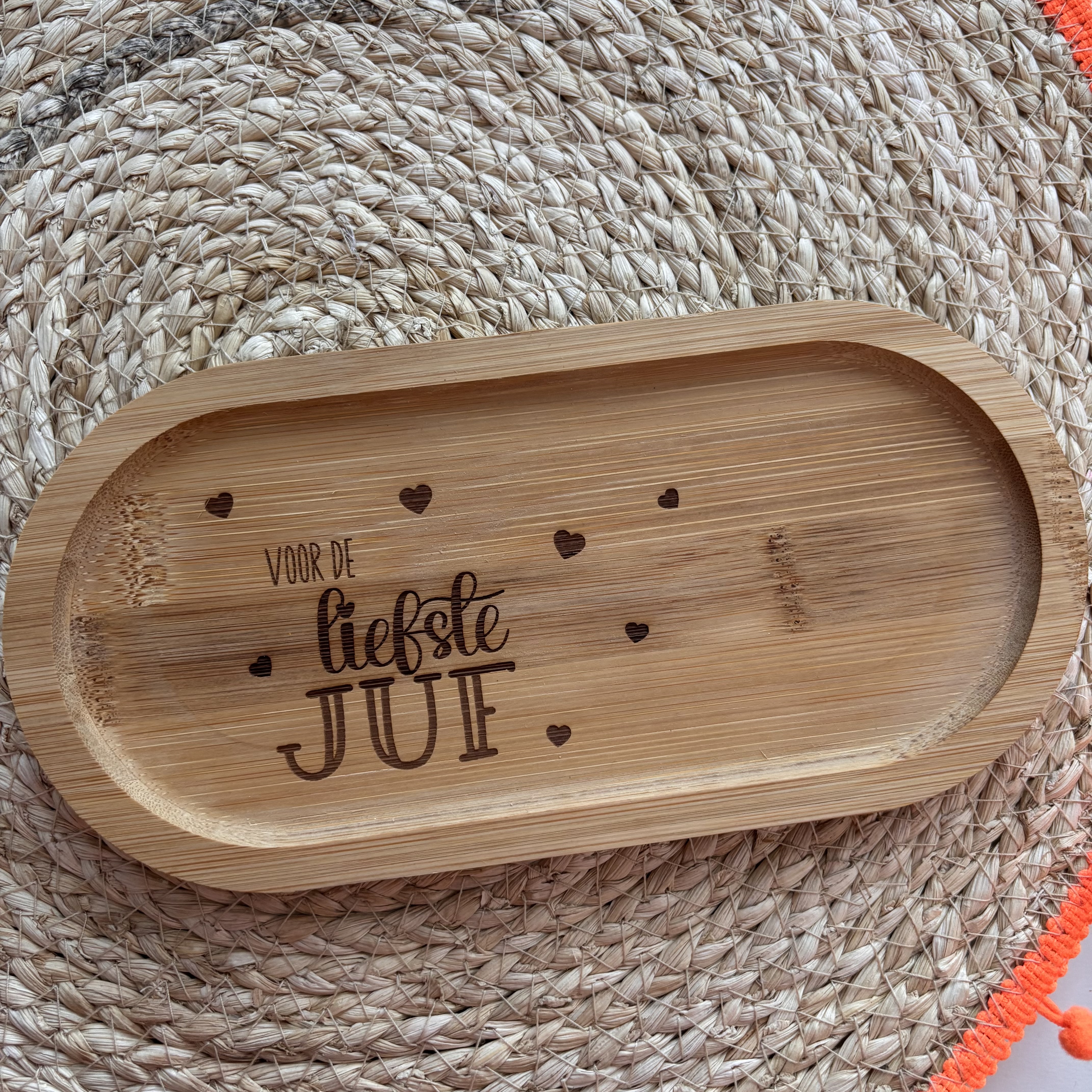 Plankje liefste juf