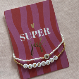 Armbandjes Superjuf
