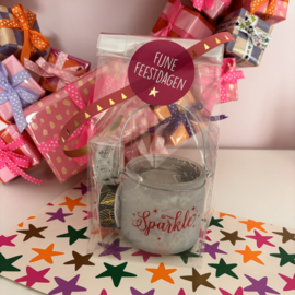 Waxine glaasje Sparkle