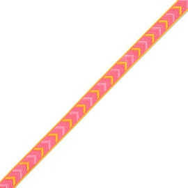 Tekstlint ‘arrows’ pink-yellow