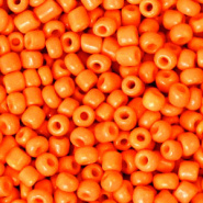 Rocailles 3mm 8/0 10 gram, Deep neon orange