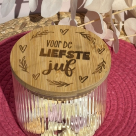 Snoeppot Liefste juf