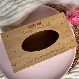 Tissuedoos voor de Juf