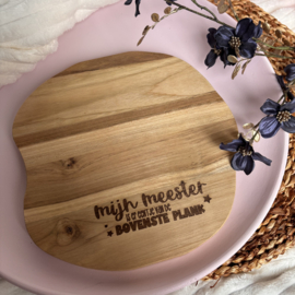 Borrelplank juf/meester bovenste plank