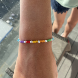 Armbandje Pearly rainbow, kids