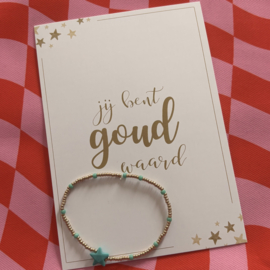 Armbandje Star - Goud waard