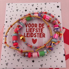Armbandjes set Liefste leidster
