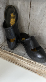 Brocante wooden clogs