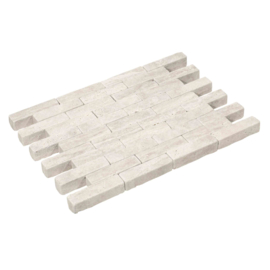 Natuursteen Waalformaat Travertin Ivory Cream 20x5x5