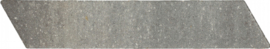 Romano Punto visgraat Grijs/Zwart 8x8x40 cm