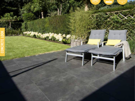 GeoCeramica 60x60 Cendre Feu tegel