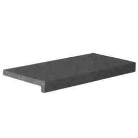 Natuursteen Zwembadrand Vietnam Black Riven 60x30x2,5/5 cm