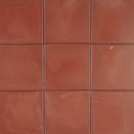 Betontegel half 15x30x4,5 cm KOMO rood