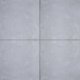 GeoCeramica 80x80 Concreet Silver tegel