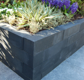 Linia Palissade Excellence 15x15x30 cm nero