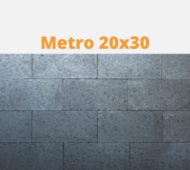 Metro Vlaksteen 20x30 cm
