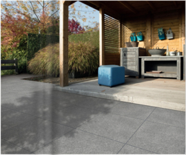 GeoCeramica 60x60 Flamed Granite Grey