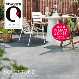 VT Wonen Solostone Chateau Black 70x70