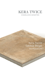 Kera Twice 60x60 Sabbia Beige