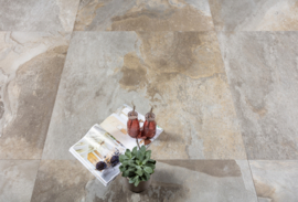 GeoCeramica® 100x100x4 Multicolor 2.0 Stone Mix Natural