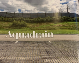 Aqua drain tegel 30x30x8 cm nero