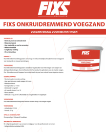 Fixs Onkruid remmend voegzand zand