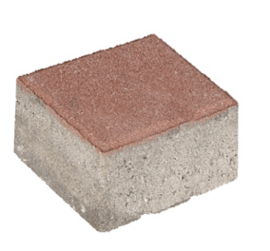 Halve betonklinker 8 cm rood (72st)