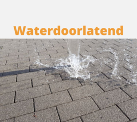 Waterdoorlatende Bestrating