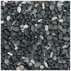 Beach Pebbles Zwart